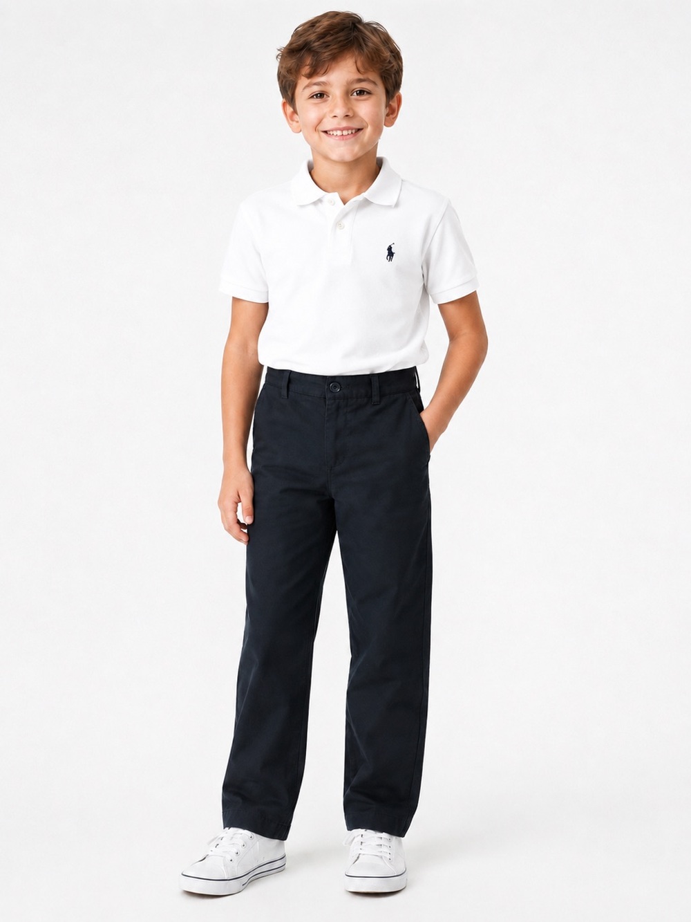 Polo Ralph Lauren Chino Pants Boys Size 7 color Black